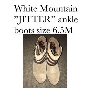 White Mountain (JITTER) ankle boots